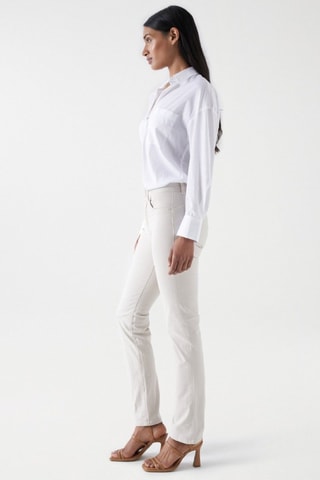 Jean push in - Blanc