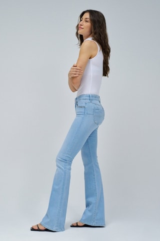 Jean flare - Bleu