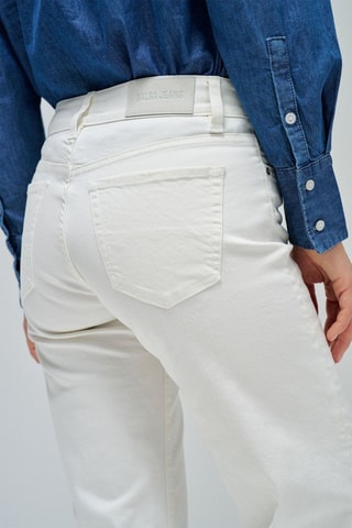 Jean droit - Blanc