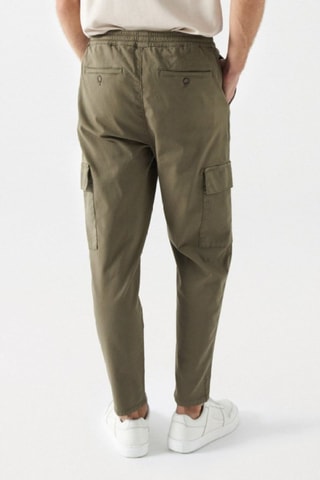 Pantalon cargo - Vert