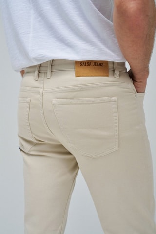 Pantalon slim - Beige