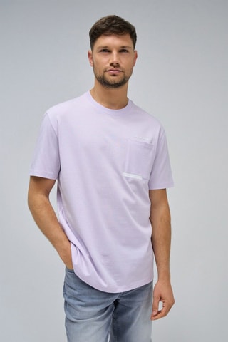 T-shirt regular - Noir, rose et gris