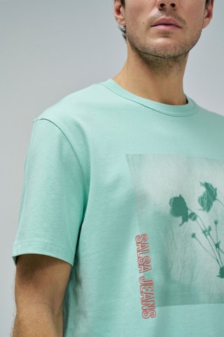 T-shirt regular - Vert
