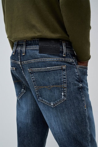 Jean tapered - Bleu