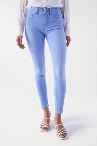 Jean push in - Bleu