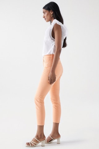 Jean push in - Orange