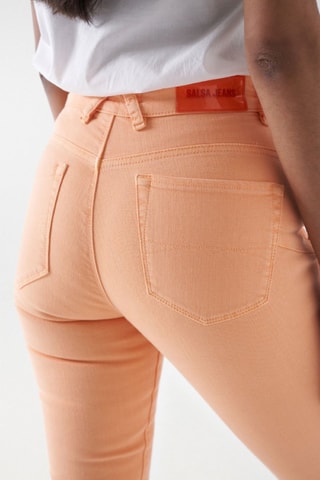 Jean push in - Orange