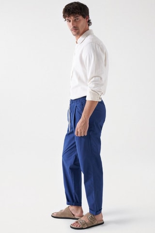 Chino tapered - Bleu