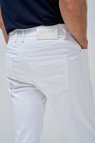 Pantalon slim - Blanc
