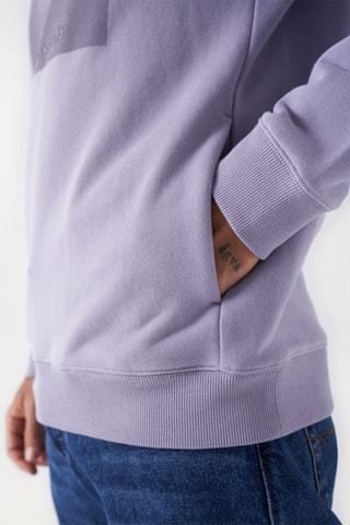 Sweat regular à capuche - Violet