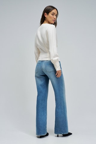 Blouse slim - Blanc