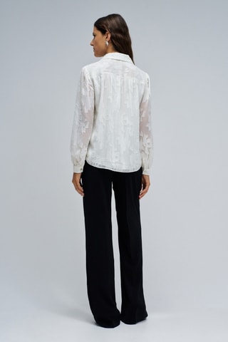 Blouse regular - Blanc