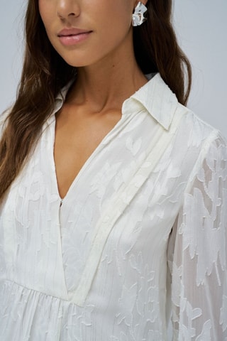 Blouse regular - Blanc