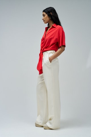 Chemise loose - Rouge