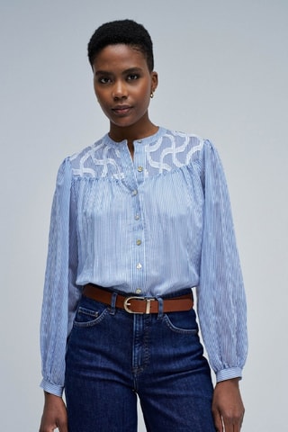 Chemise regular - Bleu