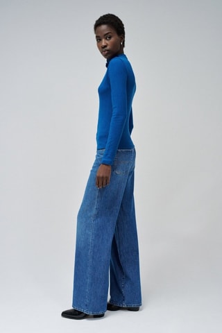 Pull slim - Bleu