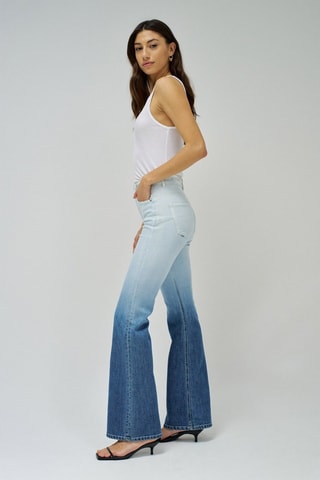 Jean flare tie and dye - Bleu