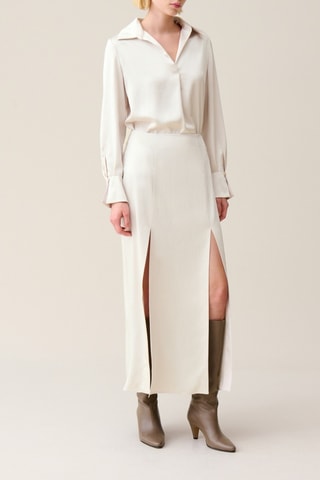 Rechte Rok - Beige - Beige