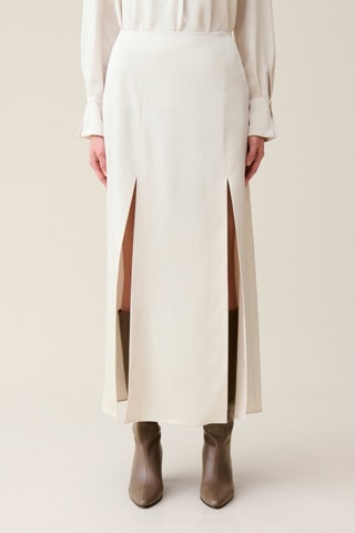 Rechte Rok - Beige - Beige