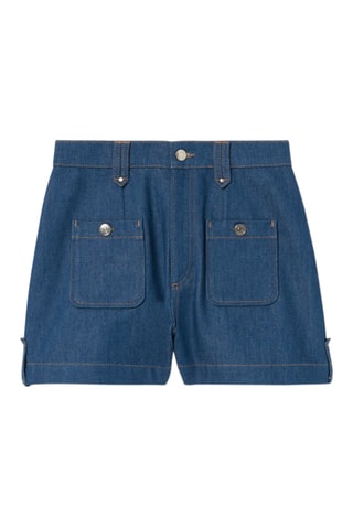 Short regular Hoge Taille - Blauw