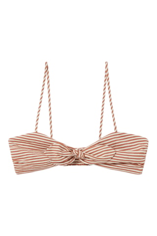 Linnen Top Slim - Zwart en wit