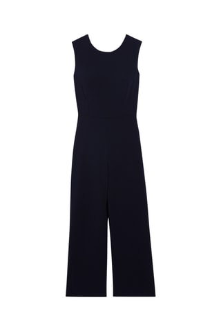 Mouwloze Jumpsuit - Marineblauw