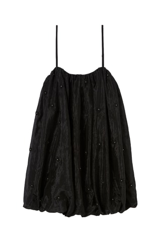 Oversized pofjurk. - Zwart