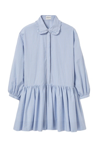 Blouse-jurk - Zwart en wit