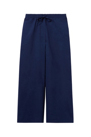 Linnen Broek - Donkerblauw