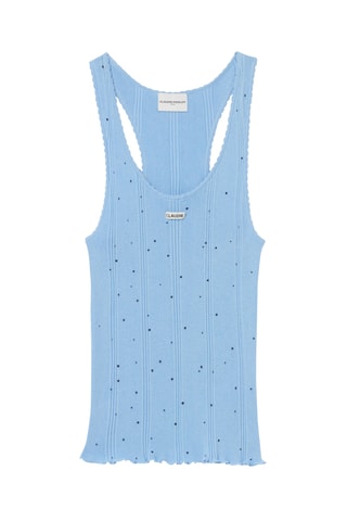 Mouwloze Sweater - Blauw