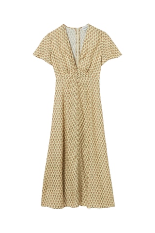 Midi-jurk - Beige