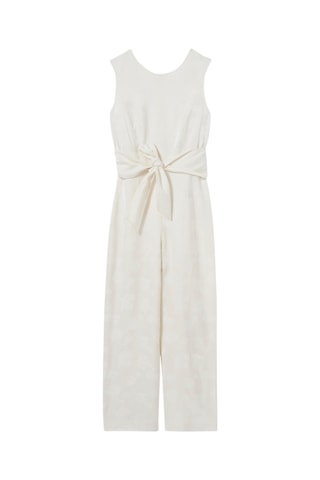 Mouwloze Jumpsuit - Ecru