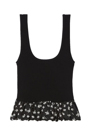 Mouwloze Sweater - Zwart