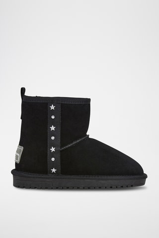 Bottines fourrées en nubuck Diss Rock G -  Noir