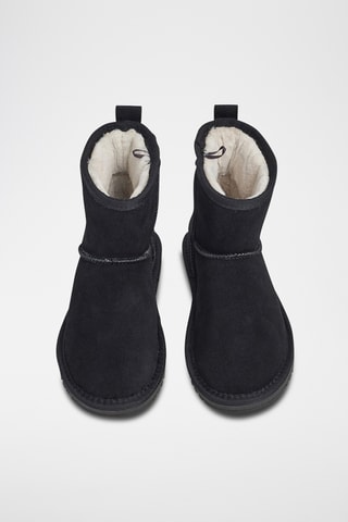 Bottines fourrées en nubuck Diss Rock G -  Noir