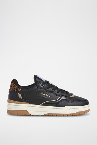 Baskets en cuir Chester Supra W -  Noir