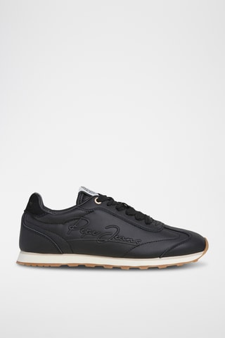 Baskets en cuir Once Dress W -  Noir