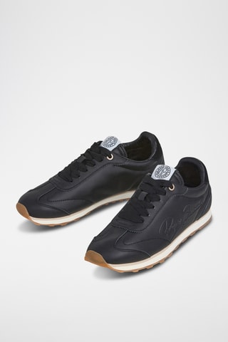 Baskets en cuir Once Dress W -  Noir