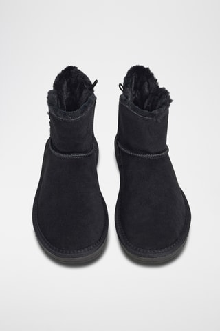 Bottines fourrées en cuir Diss Urban W -  Noir