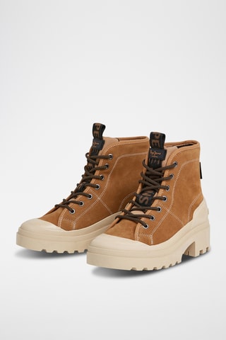 Bottines en cuir Hale Basic W -  Marron