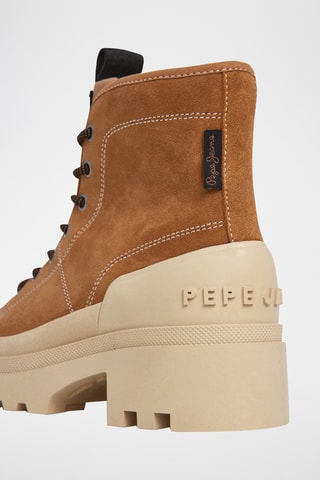 Bottines en cuir Hale Basic W -  Marron