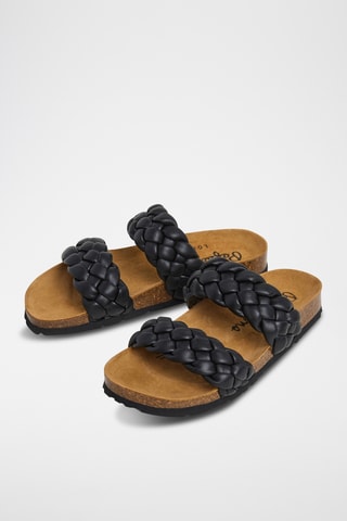 Mules Oban Double Tresse 2 W -  Noir