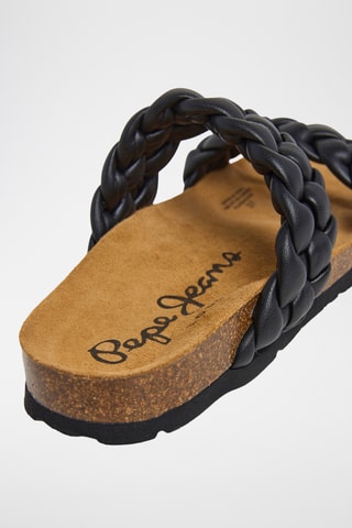 Mules Oban Double Tresse 2 W -  Noir