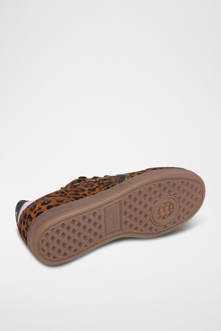 Baskets en cuir  Ball Print W -  Marron
