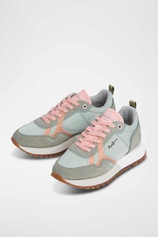 Baskets en nubuck Ari Snug W -  Vert