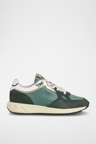 Baskets en nubuck Marlon Metal W -  Vert