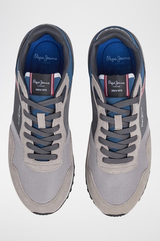 Baskets en nubuck London Brick M -  Gris