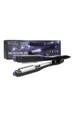 4-in-1 Pro-rotating Stijltang - Zwart & Paars - 230°C