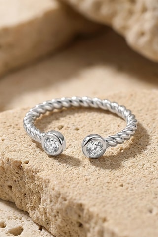 Anillo - Plata y circones
