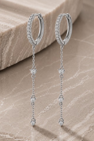 Pendientes - Plata y circones